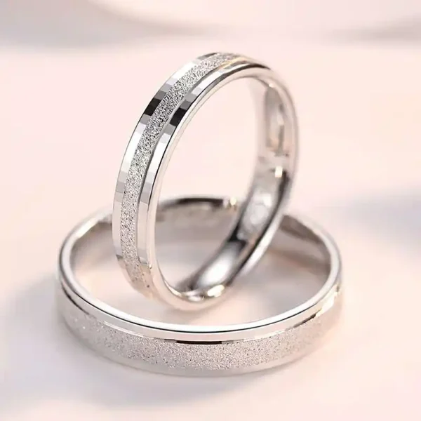 Couple Rings Frosted