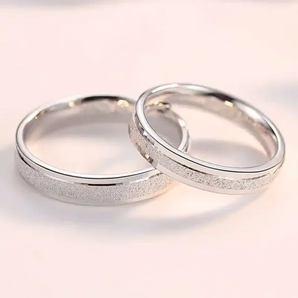 Couple Rings Frosted