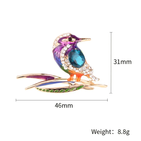 Linda Crystal Brooch