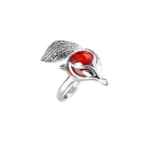 Crimson Fox Charm
