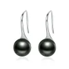 Silver pearl earrings