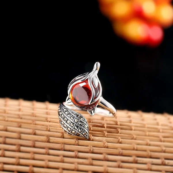 Crimson Fox Charm