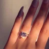 Zircon Heart-Shaped Ring