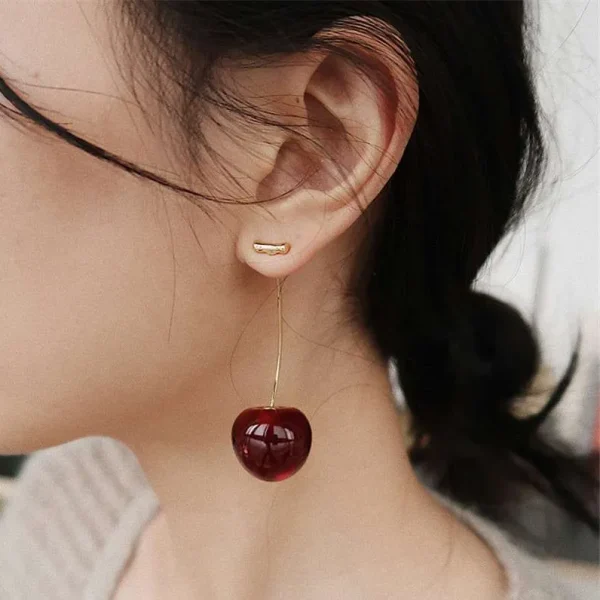 Red Cherry Earrings