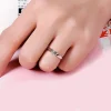 Silver Zirconia Statement Ring