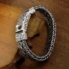Pure Silver Grape Totem Charm Bracelet