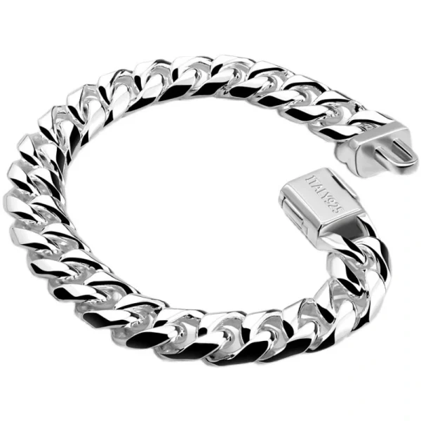Sterling Edge Cuban Bracelet