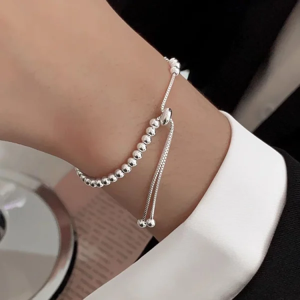 Luna Grace Sterling Bead Bracelet