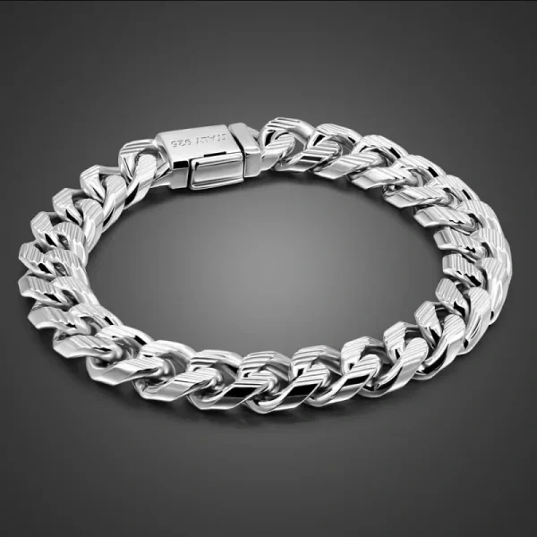 Sterling Edge Cuban Bracelet